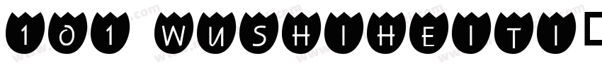101 WuShiHeiTi字体转换